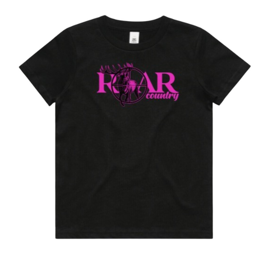 Kids Unisex T-Shirt - Black & Pink