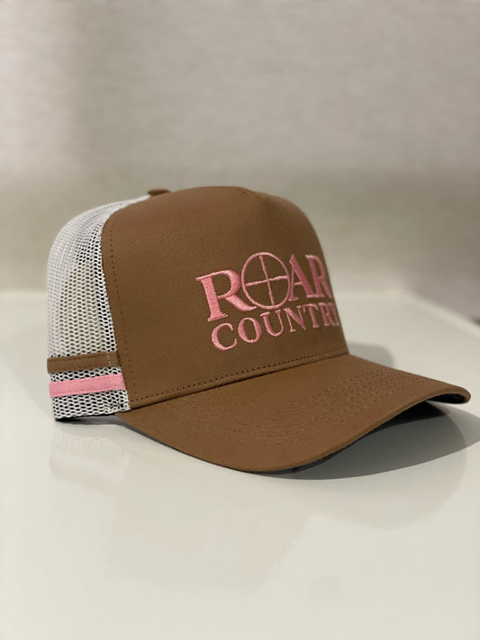 Trucker Cap - Pink & Tan