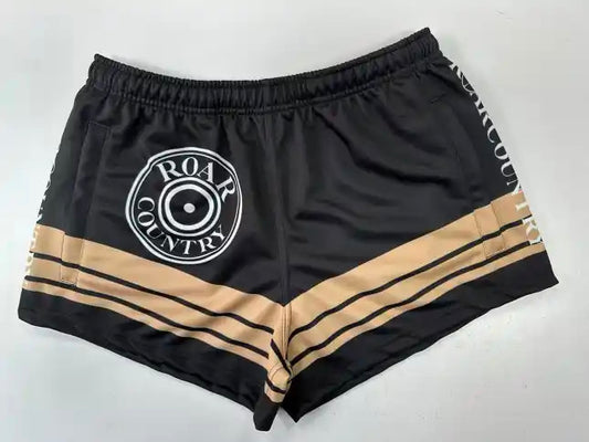 BLACK & TAN BULLET SHORTS